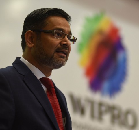 Wipro CEO Abidali Neemuchwala addresses a press conference in Bengaluru on July 19, 2016. wipro ceo Abidali Neemuchwala, wipro q4 results, wipro share price, wipro q4 it revenue, wipro q1 revenue guidance