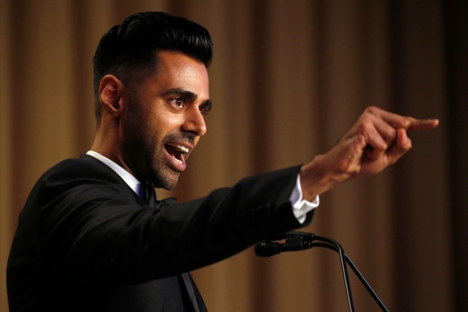 Hasan Minhaj of Comedy Central performs at the White House Correspondents' Association dinner in Washington. Hasan Minhaj