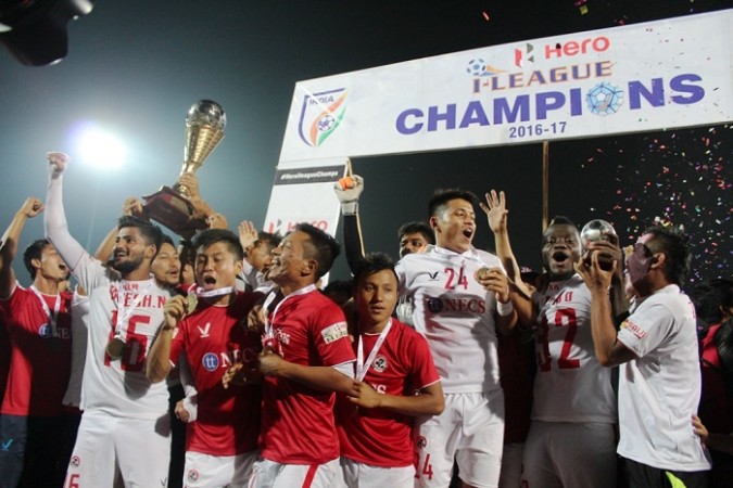 Aizawl FC made history by clinching the I-League title Aizawl FC, Mohun Bagan, Shillong Lajong, I-League, title