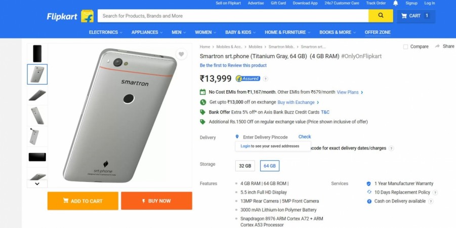 Sachin Tendulkar-inspired Smartron srt.phone launched in India; price, specs; everything you need to know Sachin Tendulkar, srt.phone,flipkart, launch, price, specifications