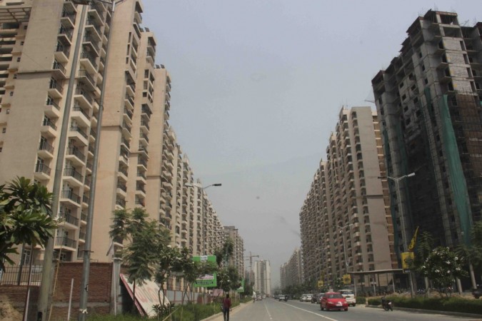 Under-construction skyscrapers in Greater Noida. hudco, ipo, hudco ipo, home loans, real estate, home loan interest rates, india, rera, real estate