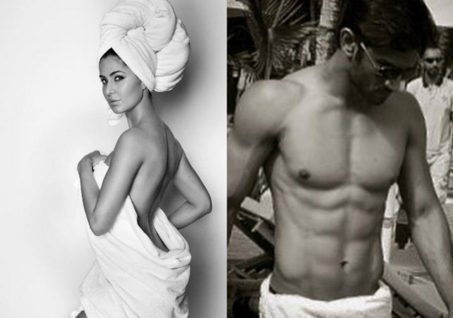 After Katrina, Sushant poses for Mario Testino's Towel Series and it is