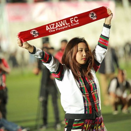 An Aizawl FC fan aizawl fc