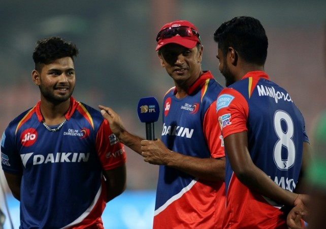 Rishabh Pant and Rahul Dravid. Rishabh Pant, Rahul Dravid, Sanju Samson, Delhi Daredevils, IPL 2017
