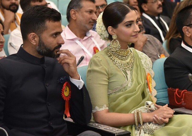 Sonam Kapoor, Anand Ahuja at National Awards 2017 ceremony Sonam Kapoor, Anand Ahuja