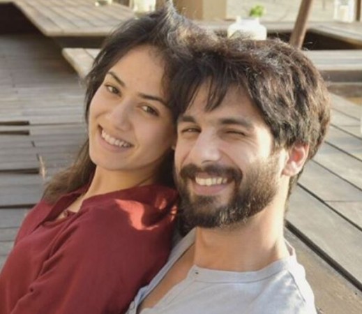Shahid Kapoor with wife Mira Rajput Shahid Kapoor with wife Mira Rajput
