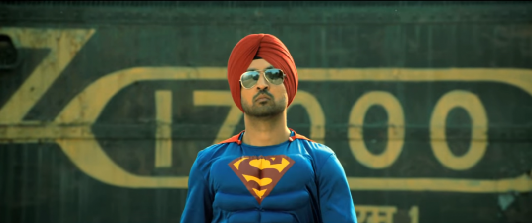 A still from Disco Singh Diljit Dosanjh Super Singh Trailer