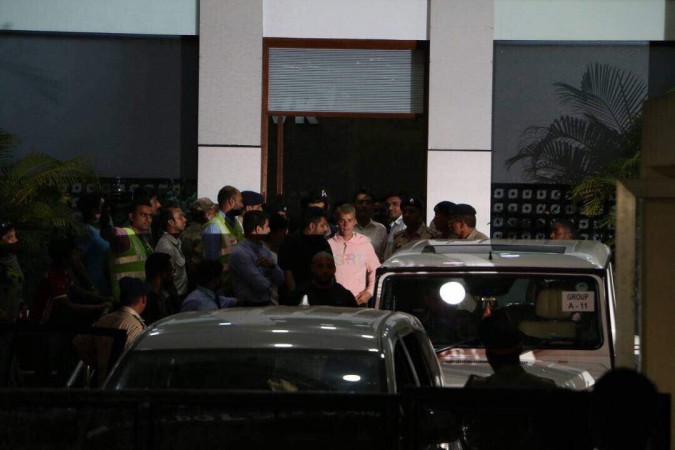 Canadian singer Justin Bieber arrives in India Justin Bieber