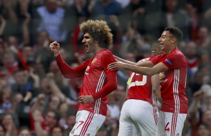 Marouane Fellaini, Jesse Lingard, Manchester United, Celta Vigo, Europa League