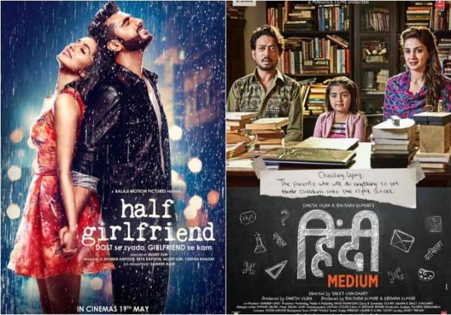 Half Girlfriend and Hindi Medium Half Girlfriend and Hindi Medium
