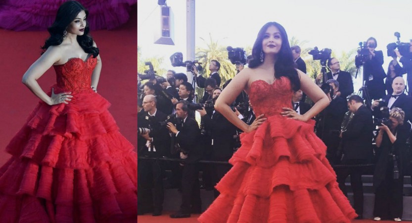 Aishwarya Rai Bachchan makes her second appearance at Cannes 2017 red carpet Aishwarya Rai Bachchan, Cannes 2017