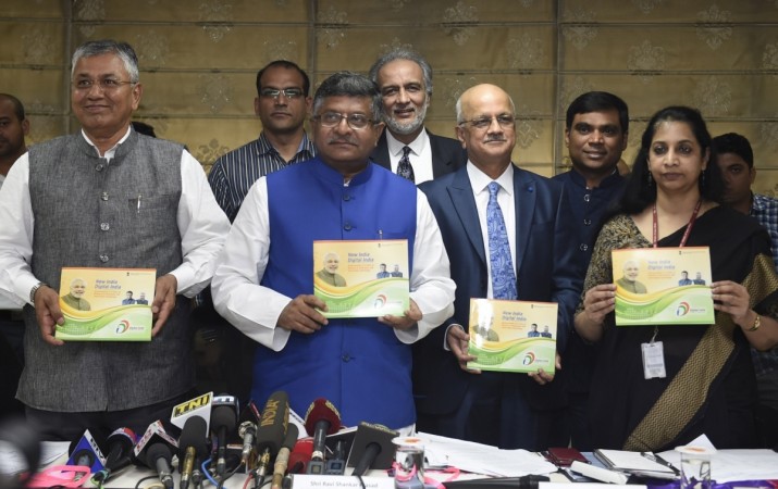 Union Minister for Electronics & Information Technology Ravi Shankar Prasadin New Delhi on May 23, 2017 ravi shankar prasad, ministry of electronics and it, modi govt, it jobs, it layoffs, wipro, infosys, nasscom, it job creation, it hiring