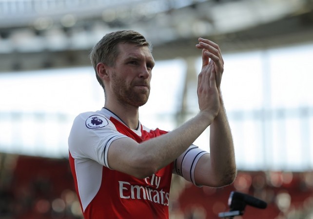 Per Mertesacker might be needed for the FA Cup final Per Mertesacker, Arsenal, FA Cup, Chelsea, final