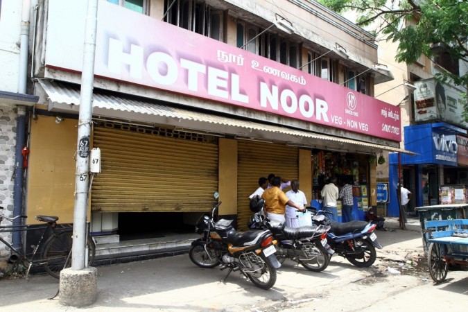 Hotels in Chennai go on a strike called by Tamil Nadu Hotels and Restaurant Association to protest against the levy of 12-28 per cent Goods and Services Tax (GST) on May 30, 2017. hotels strike in tamil nadu, strike over gst, gst rates, gst on hotels, gst on restaurants, gst on food items