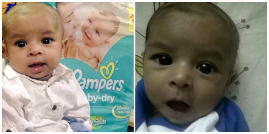 The Pakistani baby, who got four-month Visa for treatment. Pakistani baby that got visa for treatment