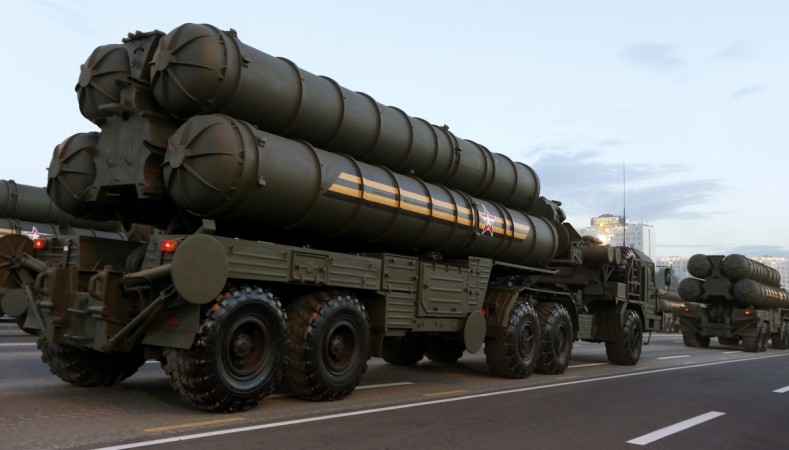 Russian S-400 air defence mobile missile launching systems take part in a military parade during celebrations marking Independence Day in Minsk July 3, 2014. Russian S-400 air defence mobile missile launching systems