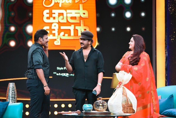 Ravichandran with Khushbu on Super Talk Time. Ravichandran with Khushbu on Super Talk Time