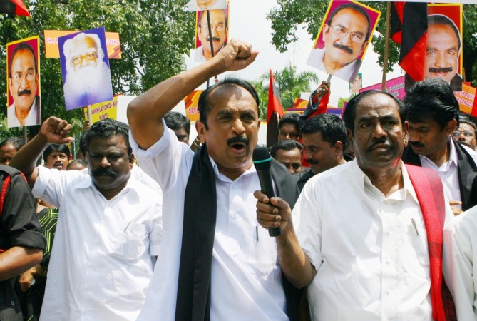 MDMK chief Vaiko MDMK chief Vaiko