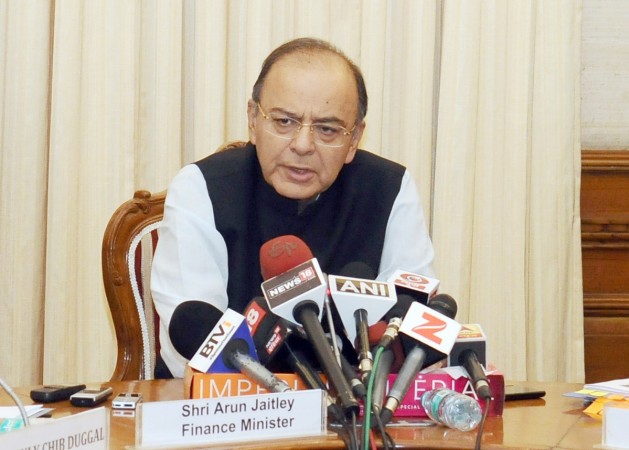 Arun Jaitley addressing the press conference on the NPA Ordinance, in New Delhi on May 05, 2017. arun jaitley, jaitley to meet bankers on 12 june, psu banks npas, bad loans, npa ordinance, gst implementation, it minister to meet head honchos