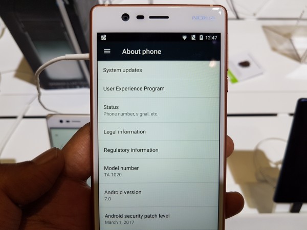Nokia 3 hands-on Nokia 3 hands-on