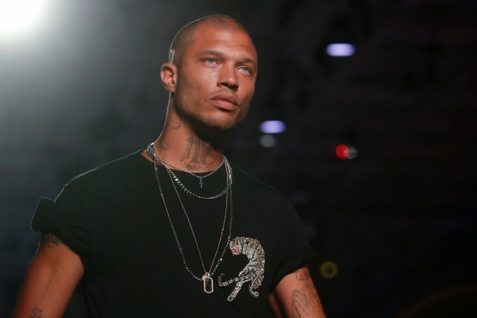 Jeremy Meeks at Milan Fashion Week Jeremy Meeks