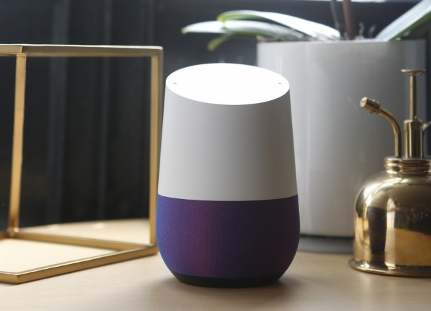 Google Home is displayed during the presentation of new Google hardware in San Francisco, California, U.S. October 4, 2016. Google Home is displayed during the presentation of new Google hardware in San Francisco