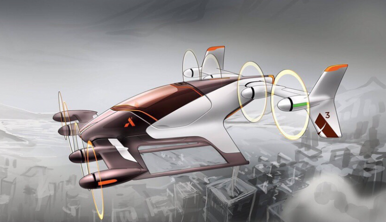 The Airbus Vahana concept self-flying plane. Airbus Vahana