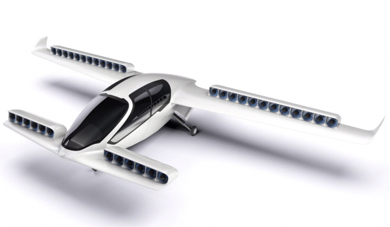 Lilium Aviation's concept of self-flying plane. Lilium Aviation plane