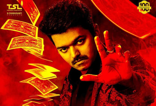 Vijay in his 61st movie Mersal. Vijay in Mersal