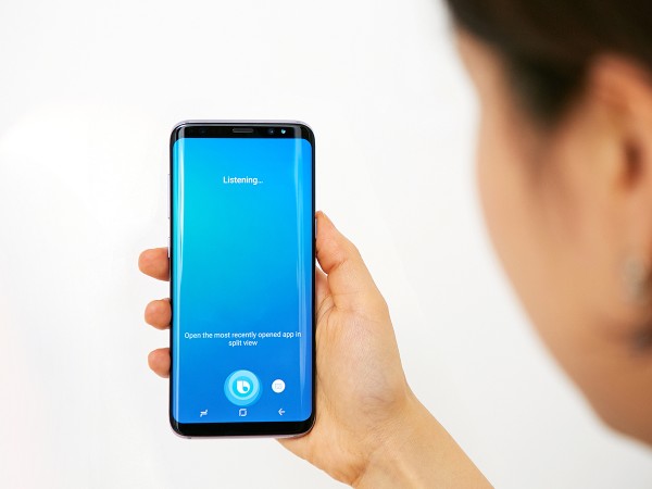 Samsung Bixby voice assistant. Samsung Bixby