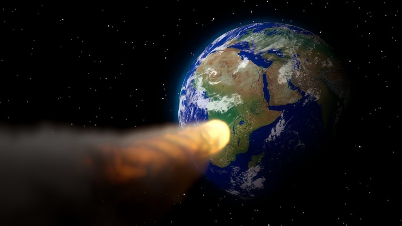 Representational image asteroid, Earth. collision, space, danger,