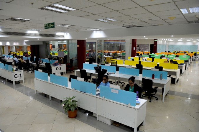 In this photo taken on January 10, 2017, start-up companies work out of Nasscom's Startup Warehouse facility, which incubates start-up tech companies, in Bangalore. startup, indian startups, indian start-ups, startups in india, nasscom, indian it, it layoff, it hiring
