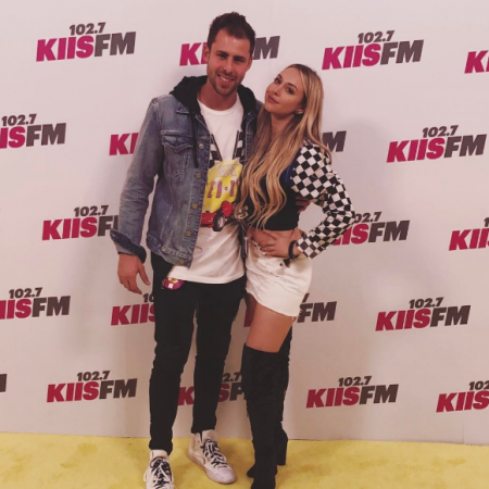 Corinne Olympios with her boyfriend. Corinne Olympios