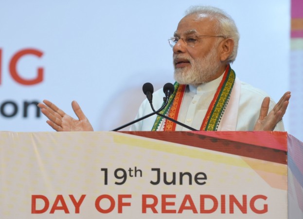 Prime Minister Narendra Modi at the launch of the PN Panicker Reading Day - Reading Month Celebration, in Kerala on June 17, 2017. pm modi, modi gst, fm arun jaitley gst, gst launch from july 1, economist pm modi gst