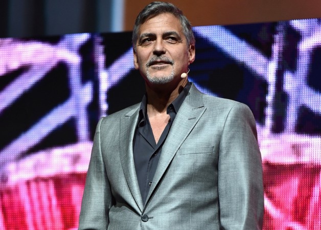 Actor George Clooney speaks onstage at CinemaCon 2017 Paramount Pictures Presentation Highlighting Its Summer of 2017 and Beyond at The Colosseum at Caesars Palace during CinemaCon, the official convention of the National Association of Theatre Owners, on March 28, 2017 in Las Vegas, Nevada. George Clooney