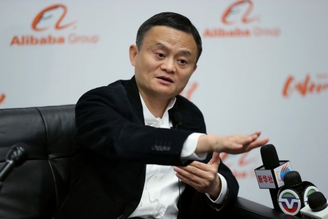Jack Ma, founder-chairman of Chinese e-commerce firm Alibaba, receives interviews during the two-day session with owners of US small and medium-sized enterprises, in Detroit, the United States, June 21, 2017. jack ma, alibaba, chinese startups, jack ma paytm, indian startups