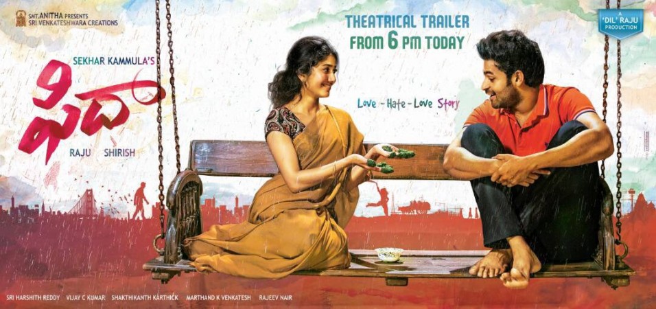 Sekhar Kammula's Fidaa trailer crosses 4.45 million views 