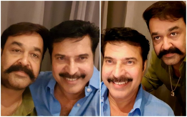 Mohanlal and Mammootty's selfies go viral on social media Mohanlal, Mammootty, selfie