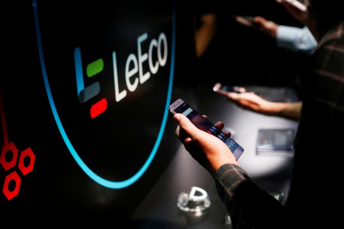 LeEco's new Le Pro3 phone is on display during a press event in San Francisco, California, U.S. October 19, 2016. LeEco