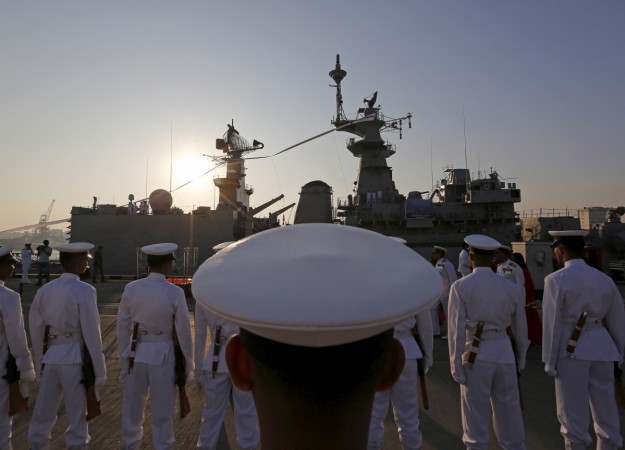 Indian Navy personnel attend the decommissioning ceremony of India's first indigenously designed and built warship, the INS Godavari, at a naval base in Mumbai, India, December 23, 2015. This photo is for representation. Indian warship