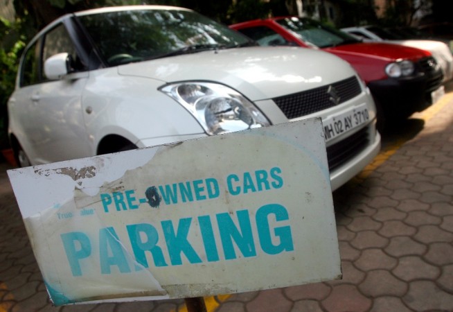 Used cars for sale are displayed at a car company in Mumbai June 5, 2009. Used cars