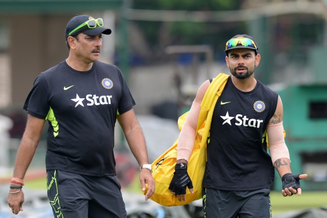 Ravi Shastri and Virat Kohli Ravi Shastri and Virat Kohli