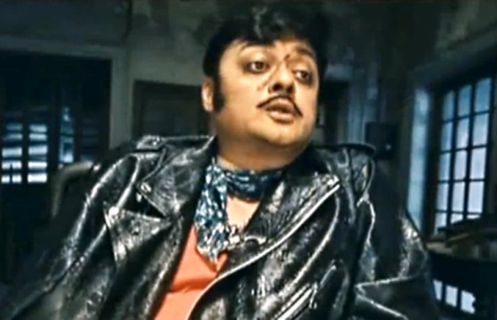 In picture: Saswata Chatterjee as gangster Hat-kata Kartik in Bhooter Bhabishyat. Sas