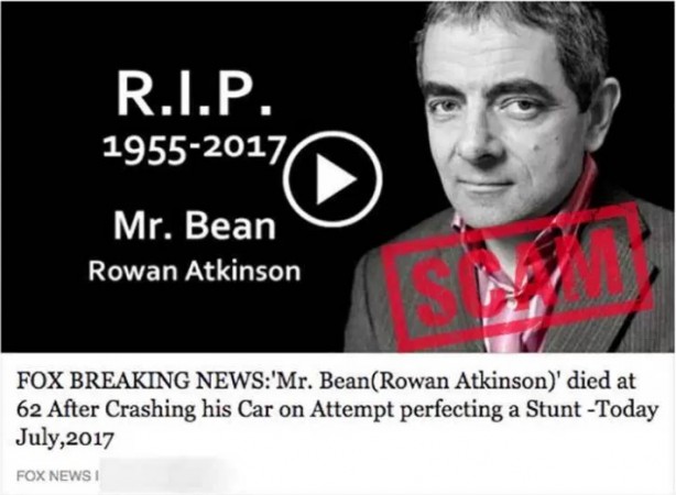 Rowan Atkinson death hoax post Rowan Atkinson death hoax post