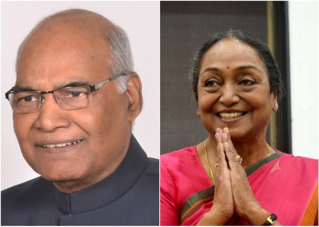 NDA candidate Ram Nath Kovind (Left) and Opposition Nominee Meira Kumar (Right) Rom Nath Kovind VS Meira Kumar
