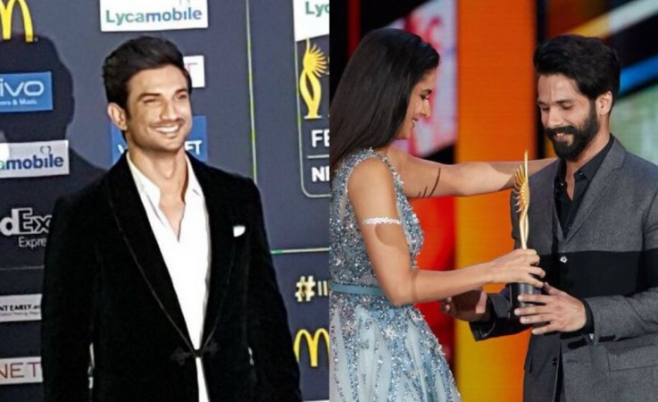 Sushant Singh Rajput, Shahid Kapoor at IIFA 2017 Sushant Singh Rajput, Shahid Kapoor at IIFA 2017