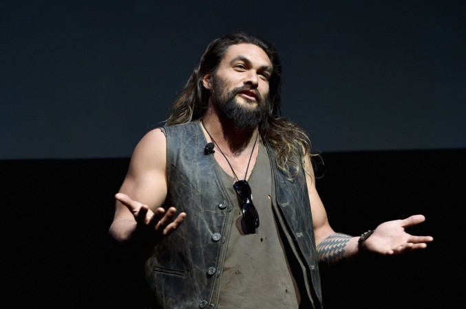 Jason Momoa dons the role of DCEU superhero Aquaman in Justice League Jason Momoa
