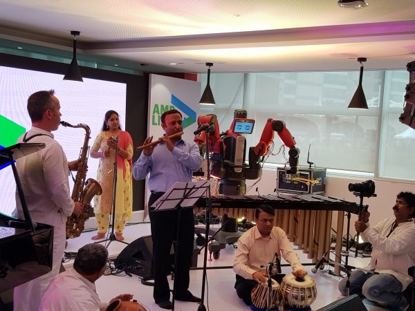 Interactive orchestra at the Accenture Innovation hub Accenture innovation hub