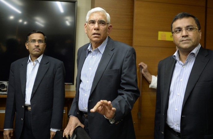 Committee of Administrators member and former CAG of India Vinod Rai (C) vinod rai