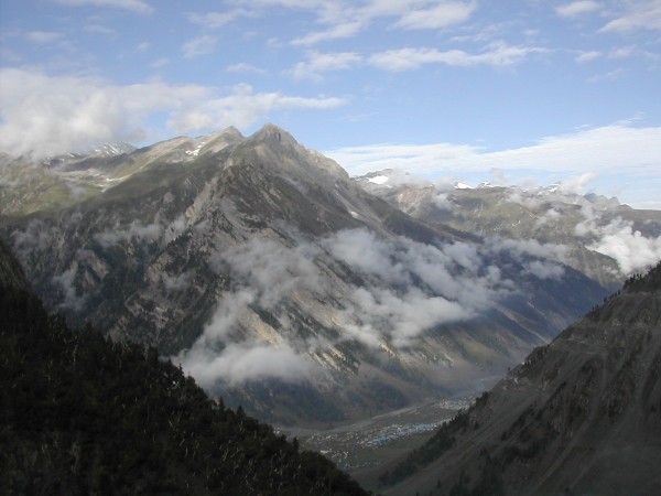 A view from Zojila Pass. Zojila Pass view